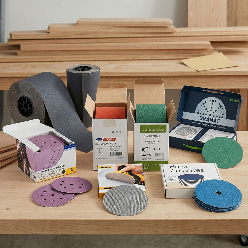 Professional floor sanding abrasives and sandpaper available at Emco Montreal