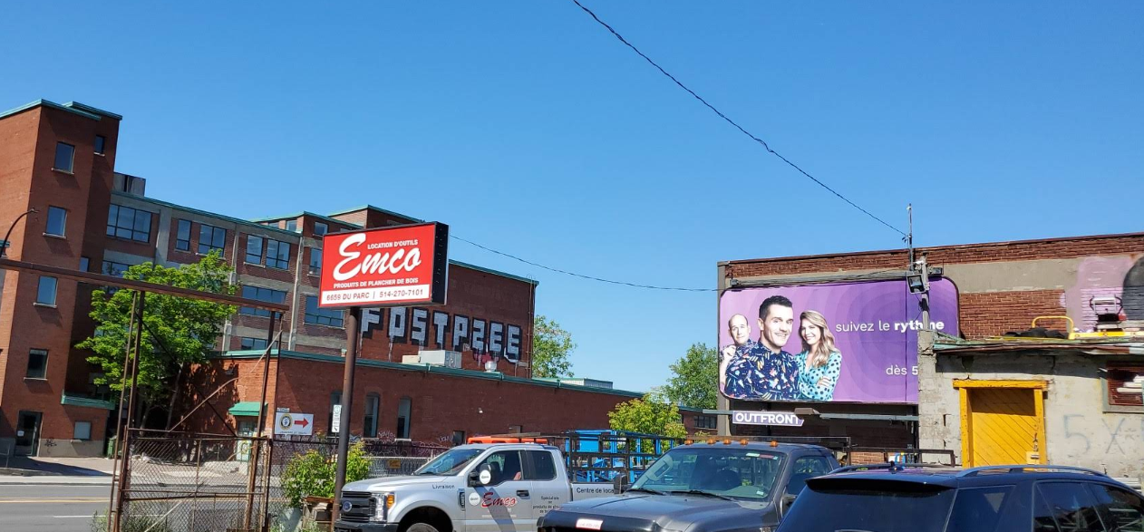 Exterior of Emco Machinery & Rentals at 6659 Park Avenue Montreal Quebec